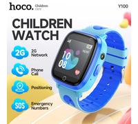 HOCO Y100 bambini Smart Watch funzione di chiamata per ragazza/ragazzo 1.44 pollici HD Touch Screen 2G SIM Card LBS Location Tracker orologio per bambini
