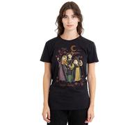 Hocus Pocus 2 Witchful Thinking with The Sanderson Sisters Ladies T Shirt, Black, Nero, L Donna