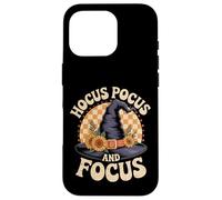 Hocus Pocus and Focus Design di Halloween Custodia per iPhone 16 Pro