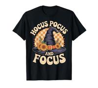 Hocus Pocus And Focus Design di Halloween Maglietta