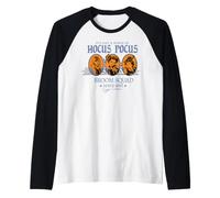 Hocus Pocus Broom Squad Halloween Maglia con Maniche Raglan