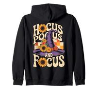 Hocus Pocus e Focus Design di Halloween Felpa con Cappuccio