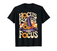 Hocus Pocus e Focus Design di Halloween Maglietta