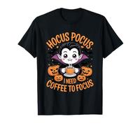 Hocus Pocus Ho Bisogno di caffè per concentrarsi Halloween Maglietta