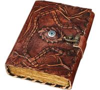 Hocus Pocus, libro degli incantesimi, libro degli incantesimi con incantesimi reali, decorazione per Halloween, libro degli incantesimi, regalo da strega, da donna, in pelle, per scrittura e schizzi,