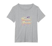 Hocus Pocus Magica Strega di Halloween, Maglietta, Donna Plus-Size, Grigio Melange, 2X