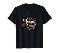 Hocus Pocus Magica Strega di Halloween, Maglietta, Uomo, Nero, 5XL