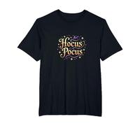 Hocus Pocus Magica Strega di Halloween, Maglietta, Uomo Taglie Grandi, Nero, 6X Tall