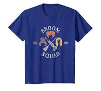 Hocus Pocus Sanderson Sisters Broom Squad Maglietta, Bambini, Blu Reale, 8 Anni