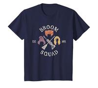 Hocus Pocus Sanderson Sisters Broom Squad Maglietta, Bambini, Navy, 2 Anni
