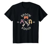 Hocus Pocus Sanderson Sisters Broom Squad Maglietta, Bambini, Nero, 6 Anni