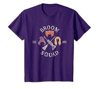 Hocus Pocus Sanderson Sisters Broom Squad Maglietta, Bambini, Viola, 4 Anni