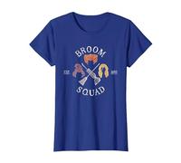 Hocus Pocus Sanderson Sisters Broom Squad Maglietta, Donna, Blu Reale, L