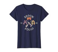 Hocus Pocus Sanderson Sisters Broom Squad Maglietta, Donna, Navy, S