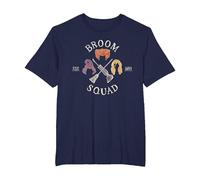 Hocus Pocus Sanderson Sisters Broom Squad Maglietta, Uomo Taglie Grandi, Navy, 2X Tall