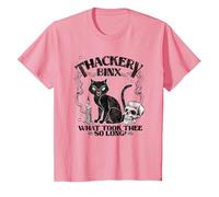 Hocus Pocus Thackery Binx Maglietta, Bambini, Rosa, 2 anni