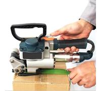 hocvseo Strumento di Reggiatura Pneumatico, Reggitrice per Imballaggio Portatile, per Nastro Largo 13-19 Mm, Tensione Massima 3500N, per Fasciatura di Materiali PP E Pet