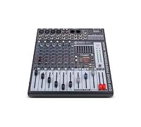 HODAGES Mixer Audio Audio MD-8 Mixer Audio a 8 canali dj Controller Scheda Audio con 24 Effetti DSP USB Bluetooth XLR Jack Ingresso Aux Portatile e Leggero