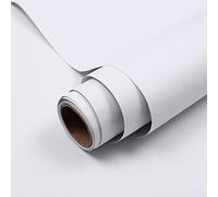 Hode Carta Adesiva per Mobili Bianco 40 cm X 10 m Pellicola Autoadesivo per Mobili Armadio Parete Bagno Camera da Letto CucinaImpermeabile PVC Carta da Parati