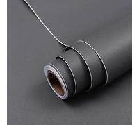 Hode Carta Adesiva per Mobili Grigio 60X300cm Pellicola Autoadesivo Per Mobili Armadio Parete Bagno Camera da Letto CucinaImpermeabile PVC Carta da Parati Grigio Scuro