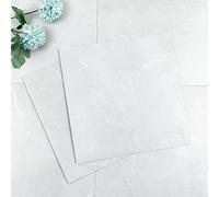 Hode Pavimento in PVC per pavimenti in vinile, autoadesivi, per pavimenti, colore grigio cenere, 30 x 30 cm, impermeabile, 0,9 m², spessore 1,5 mm, 10 piastrelle