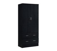 Hodedah Import Two Door Armadio, Nero