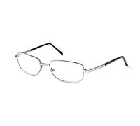 HODERDS Occhiali da Lettura, Lenti in Cristallo Anti-Fatica Occhiali da Lettura con Blocco della Luce Blu, Adatti per PC Telefoni Cellulari TV Leggere Lo Shopping(Size:+2.00,Color:Argento)