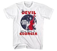 HODETXAATU Charlie Daniels Band Dev.L Went Down T Shirt Vintage TrendingWhiteXXL