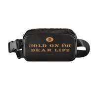 Hodl Bitcoin Sign Nero Elegante Marsupio Da Corsa Marsupio per Donne Uomini Impermeabile con Cinghia Regolabile per Shopping Sport Lavoro para hombre de