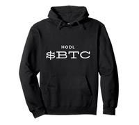 HODL BTC Bitcoin Is The Top Cryptocurrency to Mine Bitcoin Felpa con Cappuccio