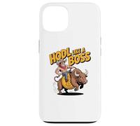 HODL Come un Boss Bitcoin Bull Custodia per iPhone 13