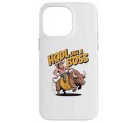 HODL Come un Boss Bitcoin Bull Custodia per iPhone 14 Pro Max