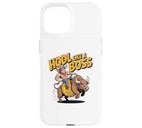 HODL Come un Boss Bitcoin Bull Custodia per iPhone 15