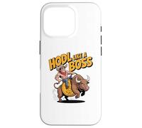 HODL Come un Boss Bitcoin Bull Custodia per iPhone 16 Pro