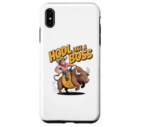 HODL Come un Boss Bitcoin Bull Custodia per iPhone XS Max