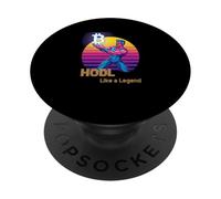 Hodl come una leggenda forte mentalità ricchezza libertà bitcoin PopSockets PopGrip Adesivo