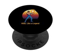 Hodl come una leggenda forte mentalità ricchezza libertà bitcoin PopSockets PopGrip Adesivo