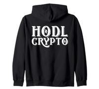 HODL Crypto Migliore strategia di investimento in criptovaluta Bitcoin Felpa con Cappuccio