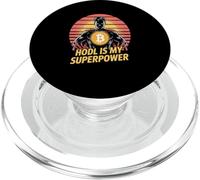Hodl è il mio bitcoin di libertà mentale di forza superpotenza PopSockets PopGrip per MagSafe