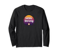HODL Forte ricchezza libertà cripto Stack sats Bitcoin Maglia a Manica