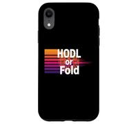 Hodl o fold stack sats mentalità libertà potere bitcoin Custodia per iPhone XR