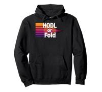 HODL o Fold Stack sats mentalità libertà Potere Bitcoin Felpa con Cappuccio