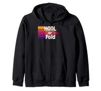 HODL o Fold Stack sats mentalità libertà Potere Bitcoin Felpa con Cappuccio
