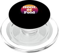 Hodl o fold stack sats mentalità libertà potere bitcoin PopSockets PopGrip per MagSafe