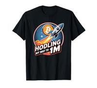 HODLing la mia strada per 1M bitcoin, HODL bitcoin crypto Maglietta