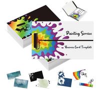 Hodmec Biglietti da visita personalizzati personalizzati con foto, logo, testo, 8,9 x 5,1 cm, double face, 1000 fogli, bianco o bianco sporco