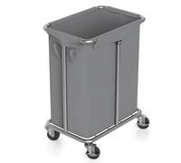 Hodonas Cesto portabiancheria con ruote, cesto portabiancheria arrotolabile, 170 l, fodera rimovibile e lavabile in lavatrice, telaio in acciaio, grande carrello per lavanderia, camera da letto,