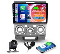 Hodozzy 2GB 64GB Android Autoradio per Ford Everest Ranger 2012-2017/Mazda BT50 BT-50 2006-2011 Wireless Carplay Android Auto, 9 Pollici Touchscreen Stereo GPS WiFi Bluetooth Radio FM/RDS Retromarcia