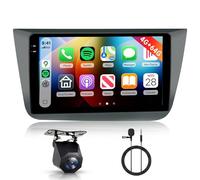 Hodozzy 4GB+64GB Autoradio per Seat Altea 2004-2015 Toledo 3 2004-2009 Android 9 Pollici InCell Schermo Carplay Wireless Android Auto, Radio 2 Din Touchscreen Bluetooth DSP GPS WiFi FM RDS Telecamera