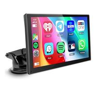 Hodozzy CarPlay Schermo per Auto con Wireless Carplay Android Auto, Portatile Autoradio 9 Pollici HD Touch Screen CarPlay Display Auto con Bluetooth, Superlink, AirPlay, OTA, FM, Controllo Vocale